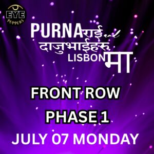 FRONT- Row 1st Phase PRADB in Lisbon 2025
